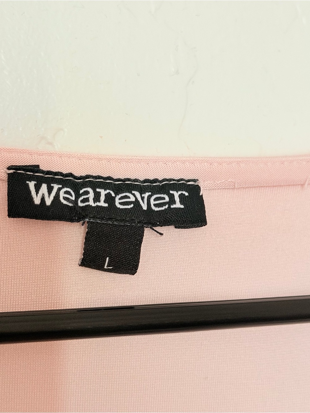 Women's Long Sleeve Square Neck Bodysuit - Blush Pink - Picture 5 of 5